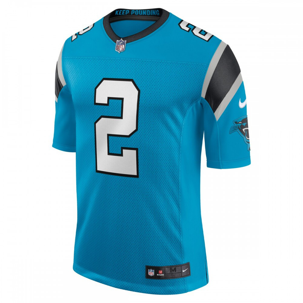D.J. Moore Carolina Panthers Nike Vapor Limited Jersey - Blue-GridironStore